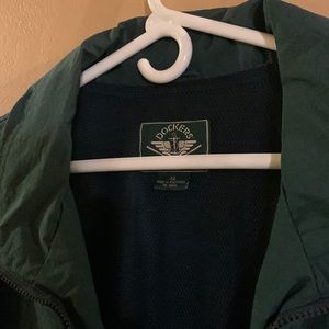Dockers Green Zip Up Jacket